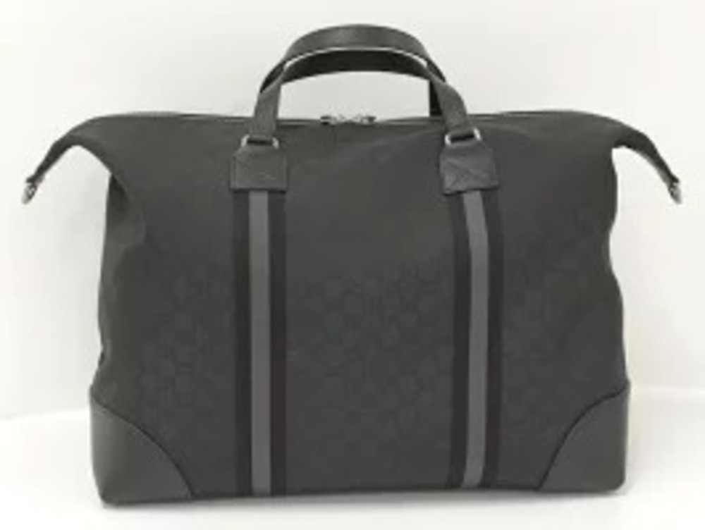 Gucci black canvas GG bag